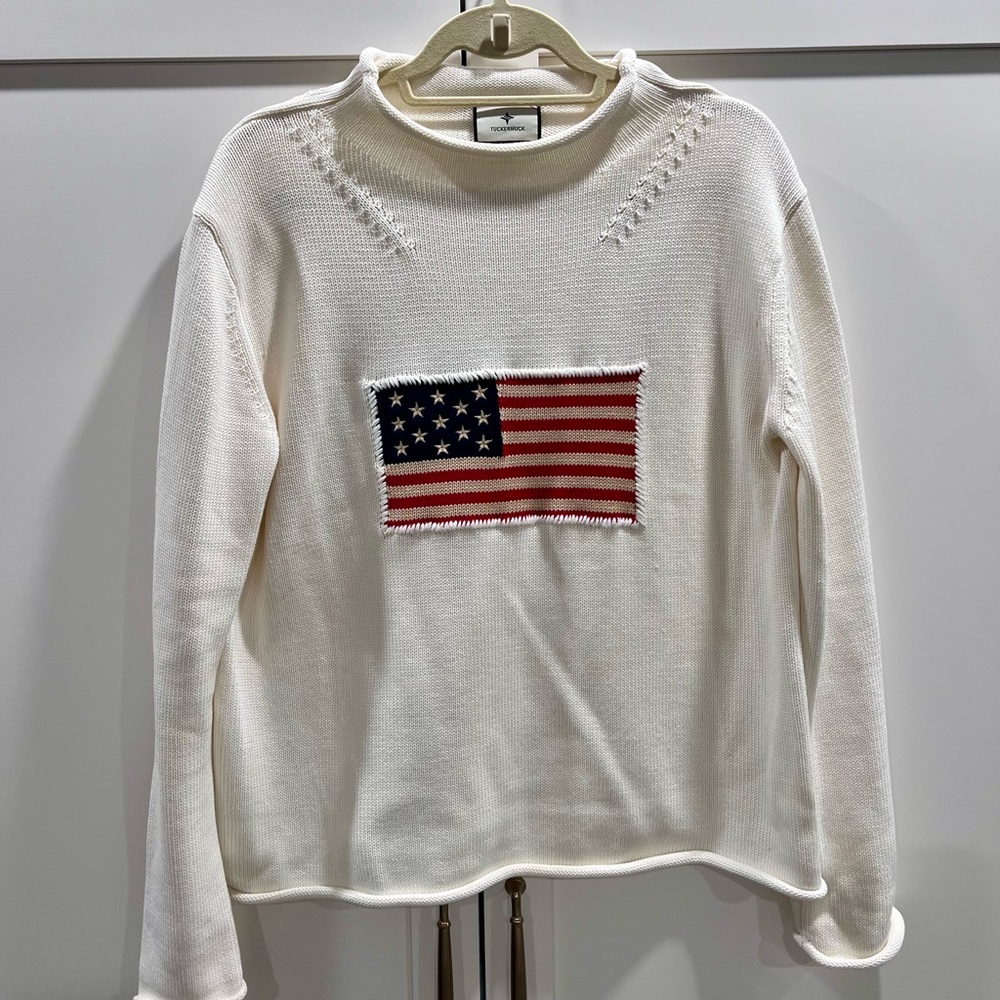 Tuckernuck Americana Ivory sweater